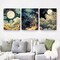 3 Pack Large Diamond Art Painting Kits for Adult Beginners, 5D Large Moon Diamond Painting Kit, DIY Full Drill Large Diamond Art Crafts Kits for Home Wall Decor Gift(11.8x15.7inch)